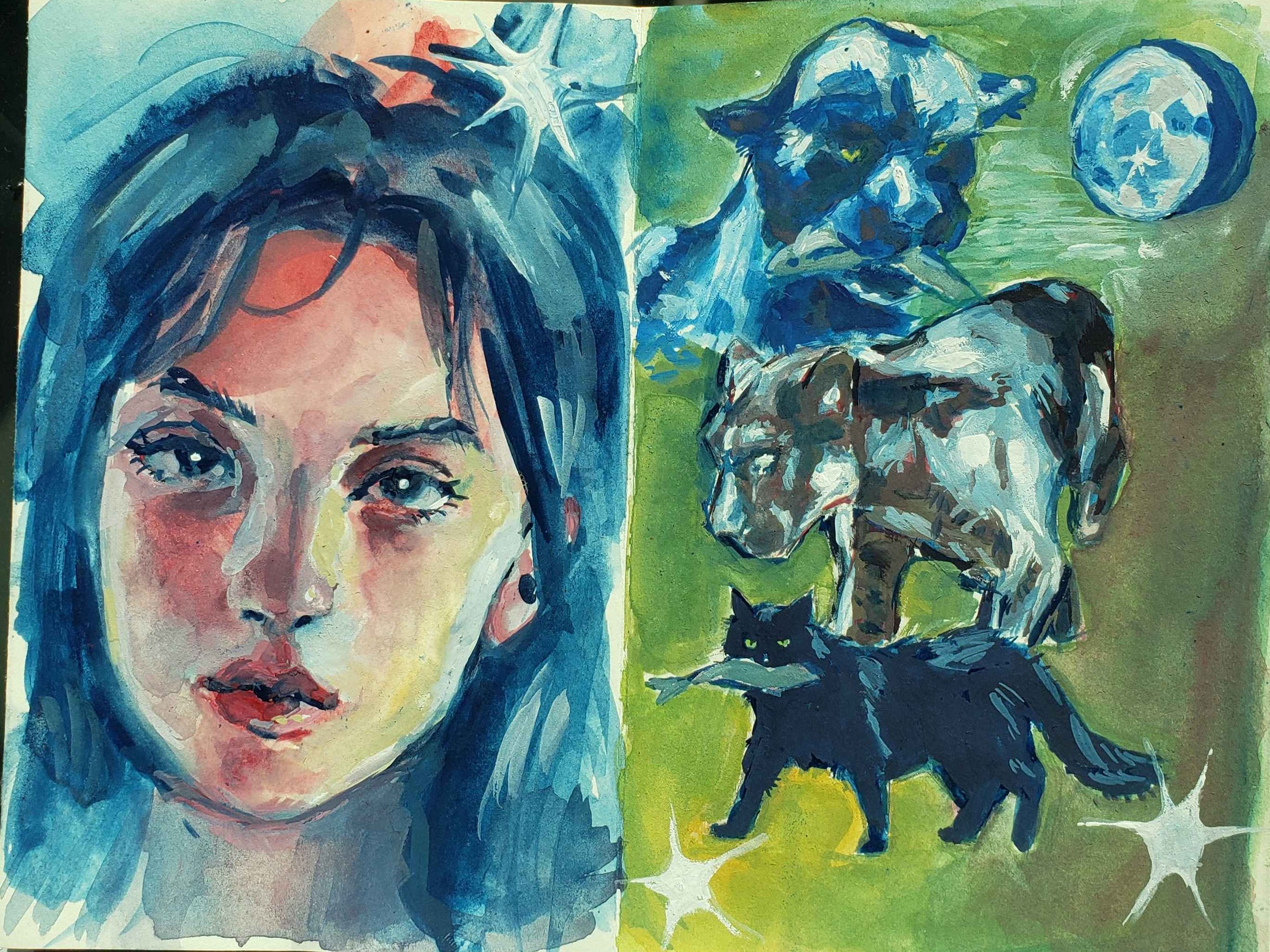 Selected sketchbook pages